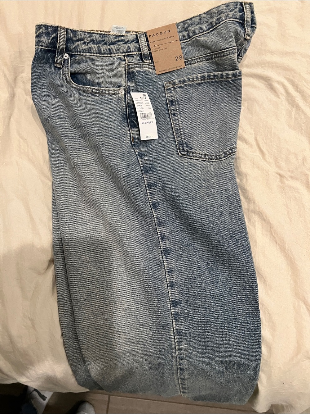 PacSun Men's Light Wash Slim Straight Jeans